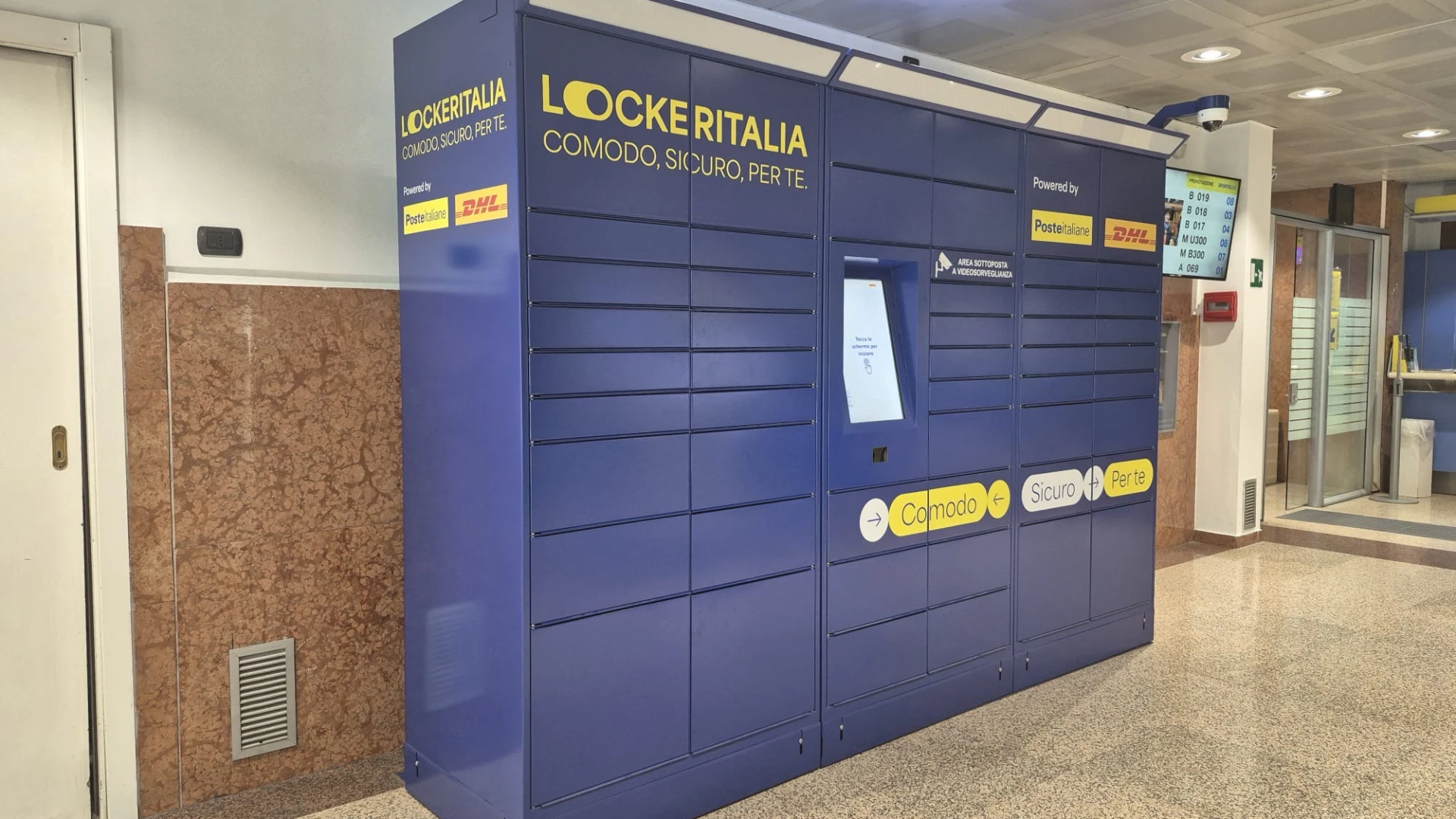 Poste Italiane: in Molise 4 locker per la consegna e il ritiro dei pacchi.